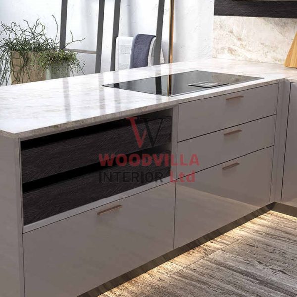 Nova High-Gloss Base Cabinets